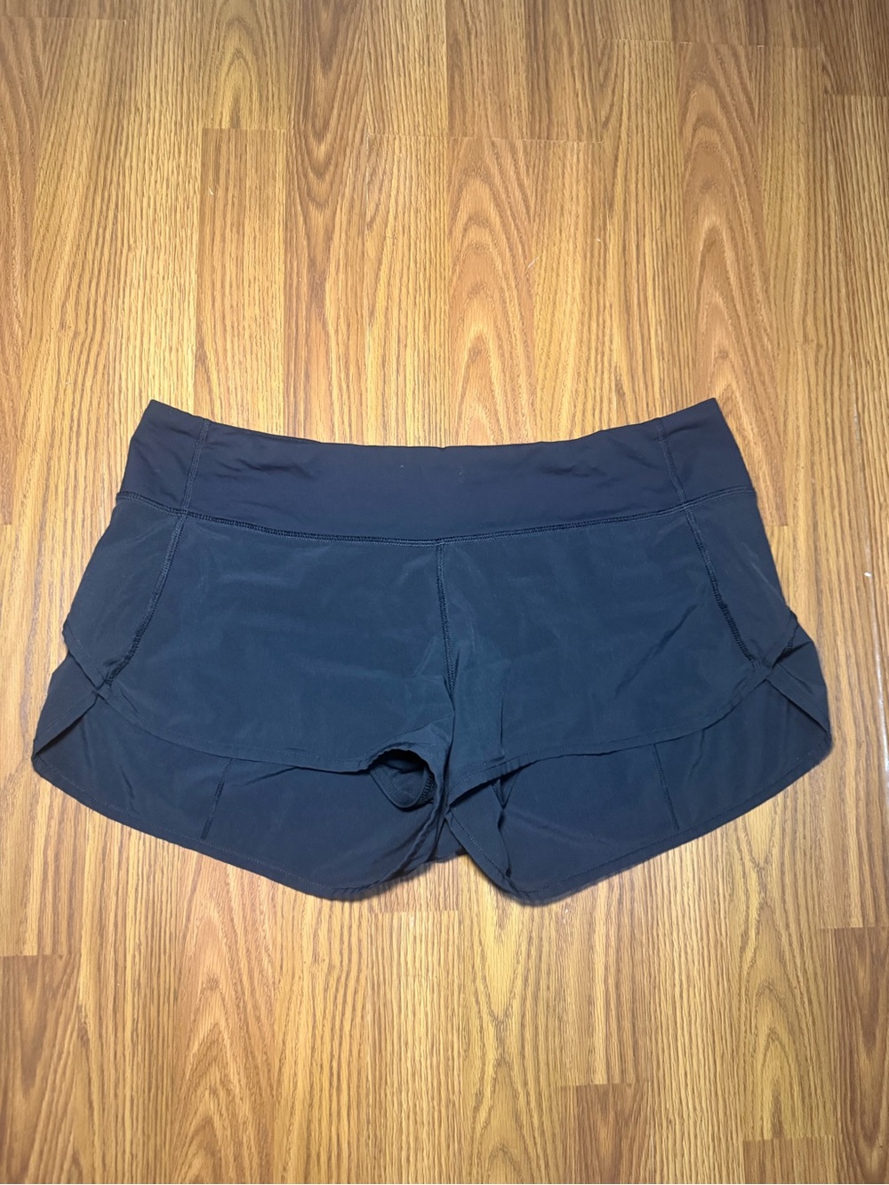 Lululemon Speed Up Running Athletic Performance Black Shorts 10 - Picture 2 of 5